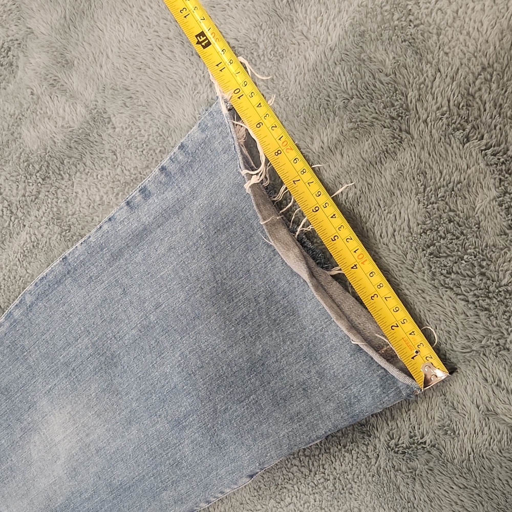 MOTHER The Slacker Fray Jeans in Wash- Love Drunk Cowboy Size 32! - Picture 13 of 14